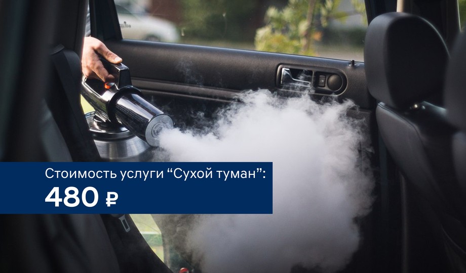Нейтрализация запаха в салоне.